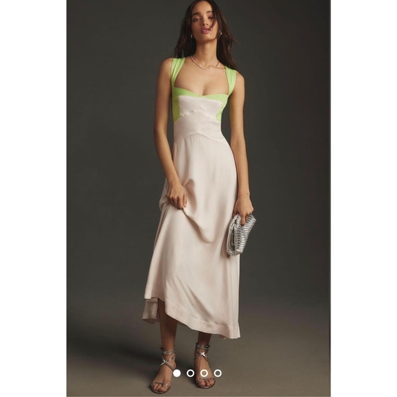 strapless denim bodycon dress Women's Amala Strapless Denim Mini Dress in Green